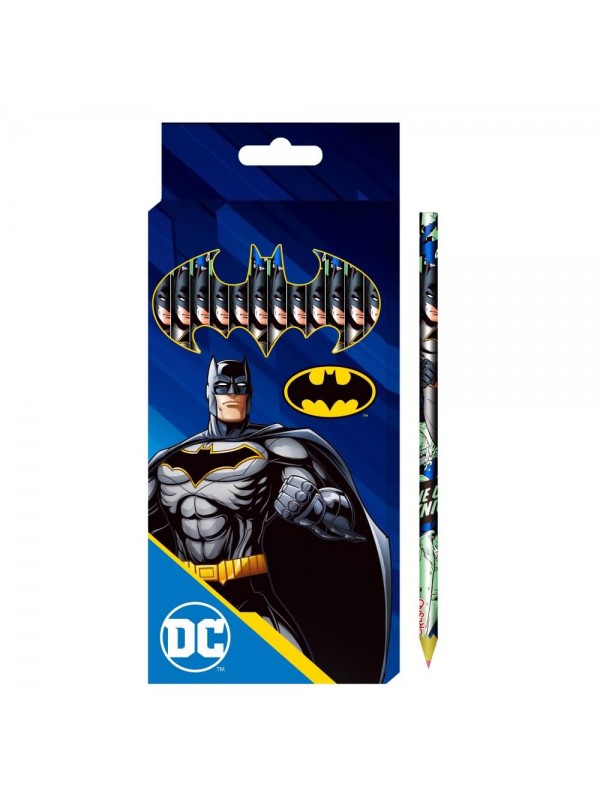 LAPICES DE COLORES BATMAN x12 LARGOS