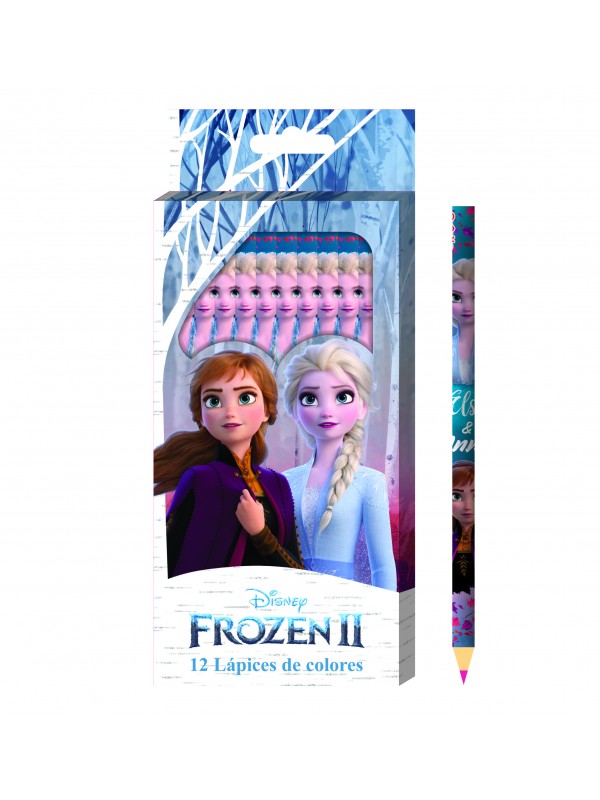 LAPIZ COLOR FROZEN x12 LARGOS