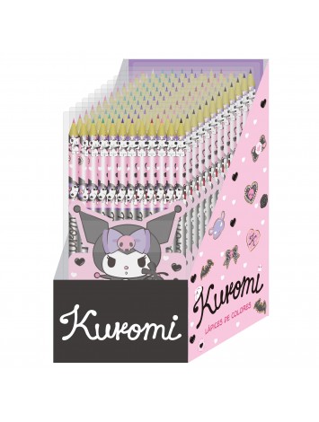 LAPICES COLOR KUROMI x12 LARGOS