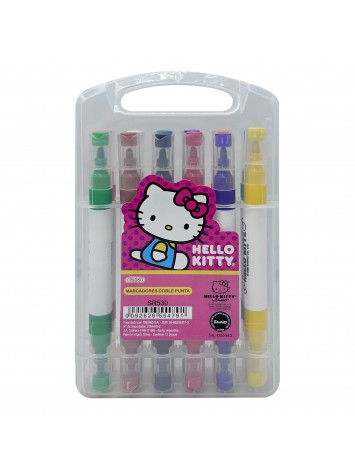 MARCADORES ACRILICOS x12 HELLO KITTY