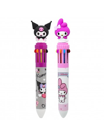 BOLIGRAFO 10 COLORES KUROMI / MYMELODY x36