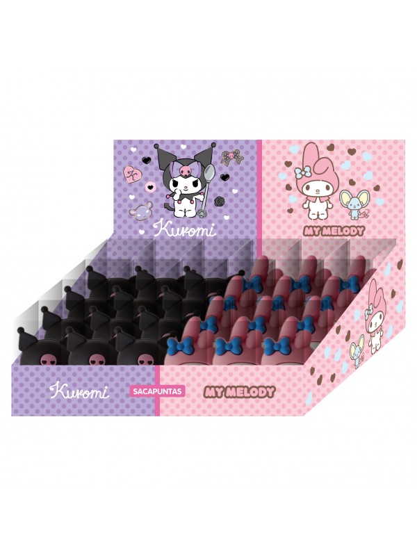 SACAPUNTAS KUROMI Y MY MELODY x24