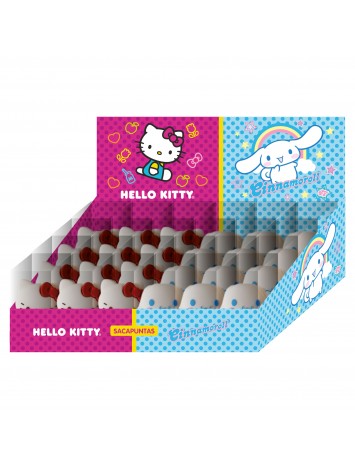 SACAPUNTAS CINAMOROLL Y KITTY x24