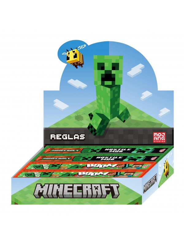 REGLA 15cm MINECRAFT x72