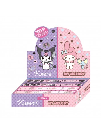 REGLA 15cm KUROMI x72