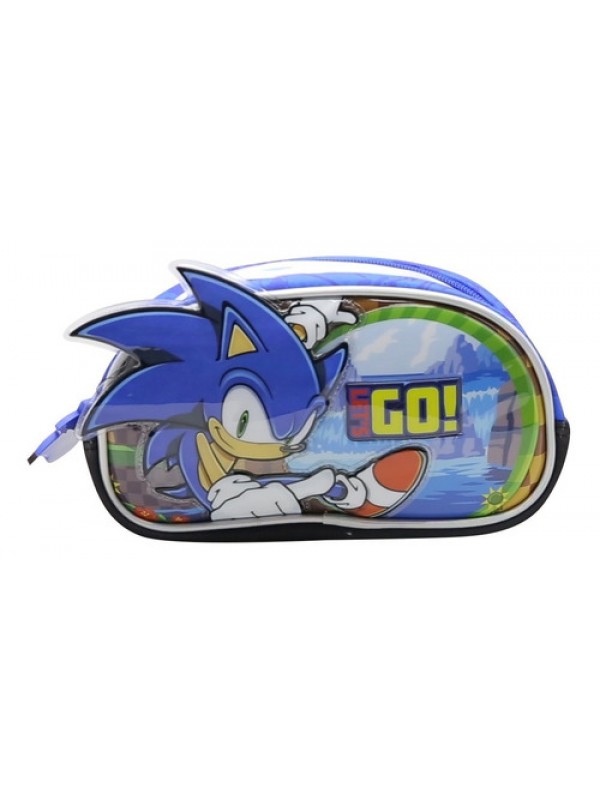 CARTUCHERA 3D 2 CIERRES SONIC