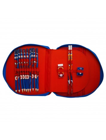 CARTUCHERA 1 PISO CON UTILES SPIDERMAN