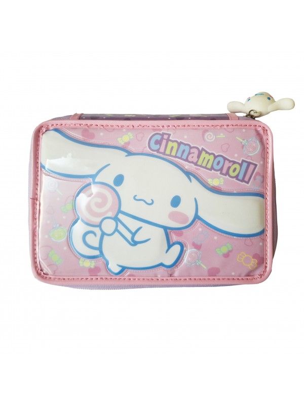 CARTUCHERA 1 PISO CON UTILES CINNAMOROLL