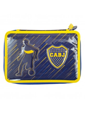 CARTUCHERA 2 PISOS CON UTILES BOCA