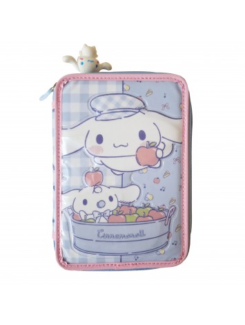 CARTUCHERA 2 PISOS CON UTILES CINNAMOROLL