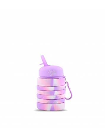 BOTELLA SILICONA PLEGABLE CAMUFLADA PASTEL FOOTY