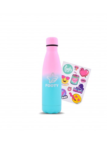BOTELLA TERMICA 500ML BICOLOR FOOTY