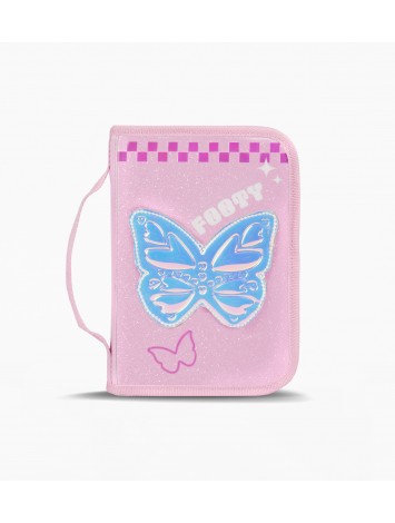 CARTUCHERA RIGIDA 1 CIERRE DESPLEGABLE GLOW FOOTY