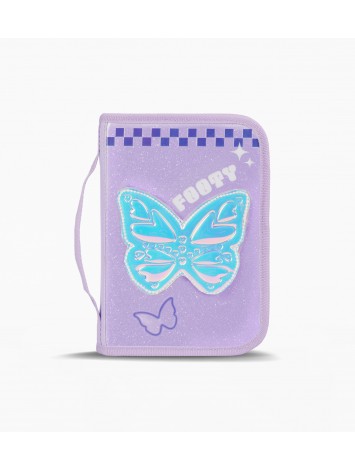 CARTUCHERA RIGIDA 1 CIERRE DESPLEGABLE GLOW FOOTY