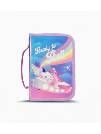 CARTUCHERA RIGIDA 1 CIERRE DESPLEGABLE TO ROLL FOOTY