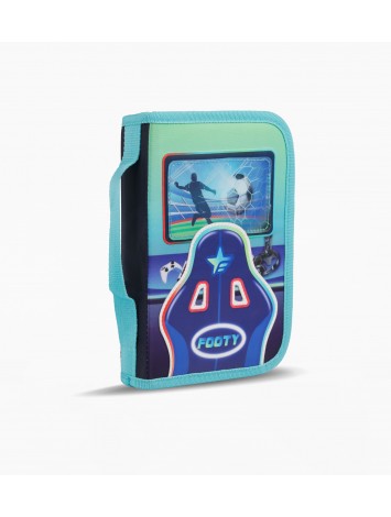 CARTUCHERA RIGIDA 1 CIERRE DESPLEGABLEPRO GAMER FOOTY