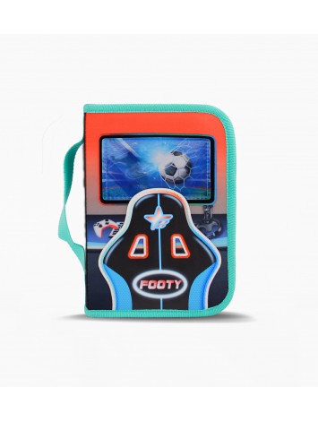 CARTUCHERA RIGIDA 1 CIERRE DESPLEGABLEPRO GAMER FOOTY