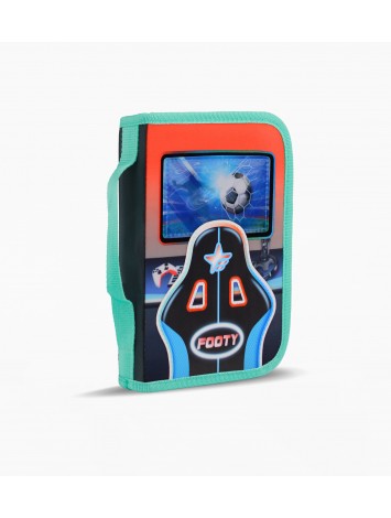 CARTUCHERA RIGIDA 1 CIERRE DESPLEGABLEPRO GAMER FOOTY