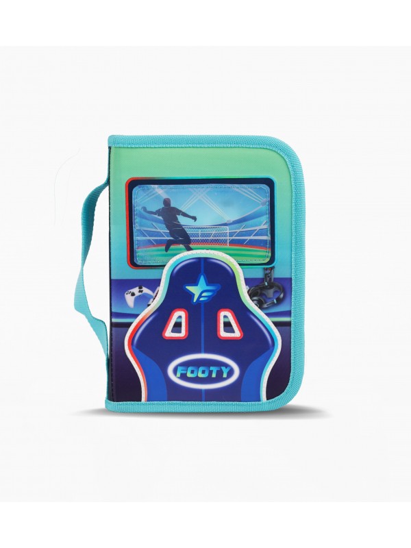 CARTUCHERA RIGIDA 1 CIERRE DESPLEGABLEPRO GAMER FOOTY