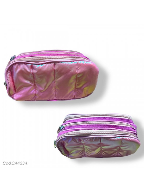 CARTUCHERA TRENDY 3 CIERRES TORNASOL MIX