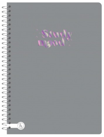 CUADERNO 20x28 CON ESPIRAL RY TAPA SEMIFLEXIBLE PREM. METAL