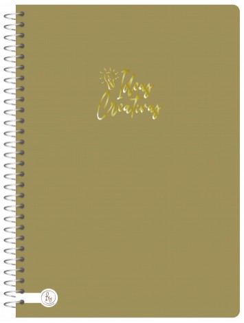 CUADERNO 20x28 CON ESPIRAL RY TAPA SEMIFLEXIBLE PREM. METAL