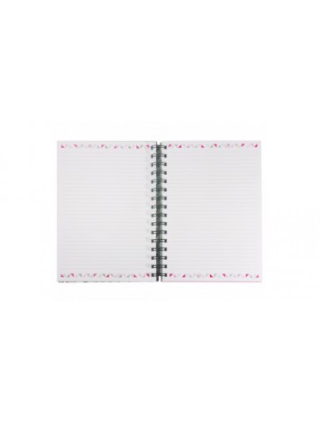 CUADERNO BITACORA A5 AUGRAF CON ESPIRAL ETNICO