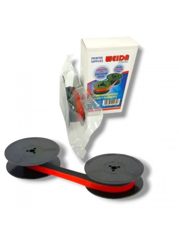 CINTA CIFRA NEGRO / ROJO WEIDA