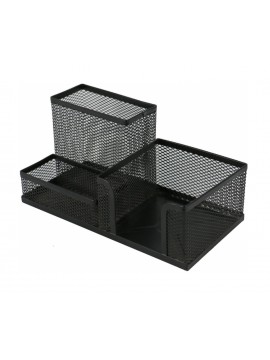 ORGANIZADOR 3 CUERPOS METAL NEGRO