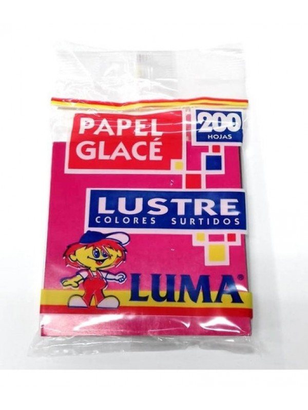 PAPEL GLACE LUSTRE TACO x200