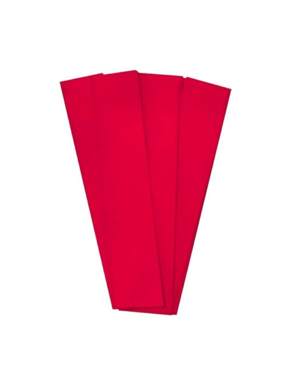 x10 PAPEL CREPE CREPING ROJO