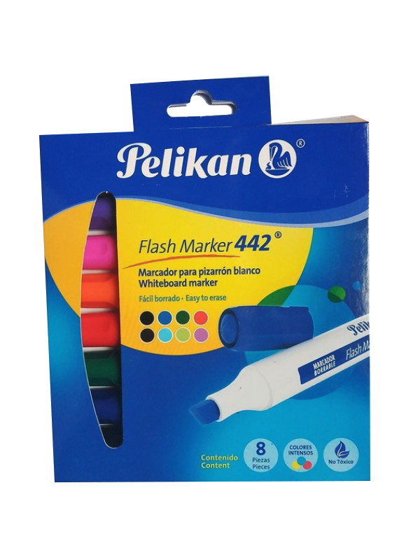 MARCADOR PELIKAN 442 PARA PIZARRA SURTIDO x8