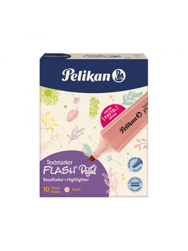 RESALTADOR PELIKAN FLASH DURAZNO