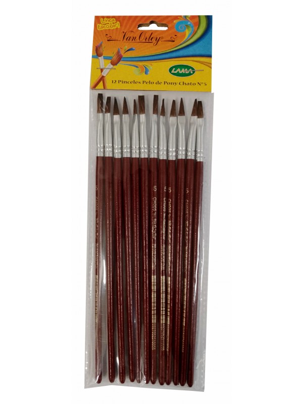 x12 PINCEL VAN ORLEY PUNTA CHATA N°5
