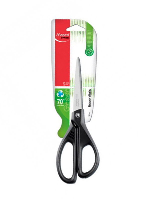 TIJERA MAPED ESSENTIALS GREEN 21cm