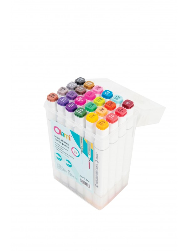 MARCADOR DOBLE PUNTA SKETCH x24 OLAMI