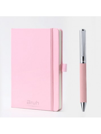 CAJA REGALO CUADERNO + BOLIGRAFO SURTIDOS