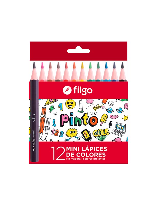 LAPICES DE COLORES  FILGO PINTO x12 CORTOS