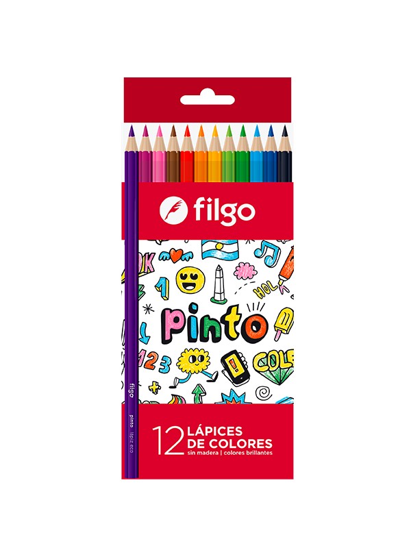 LAPICES DE COLORES  FILGO PINTO x12 LARGOS