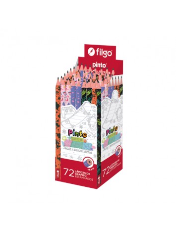 x72 LAPIZ GRAFITO HB ESTAMPADO FILGO