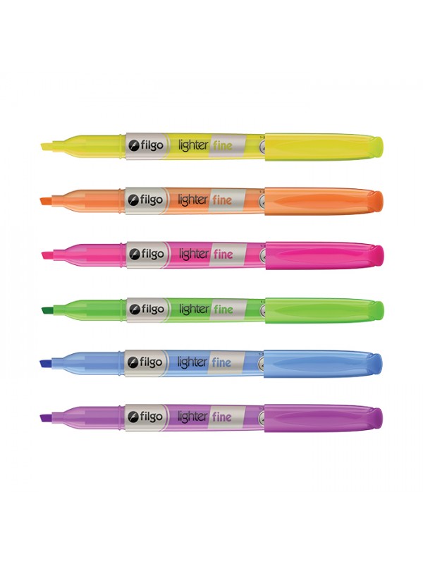 RESALTADOR FINO LIGHTER300 FILGO NARANJA x24