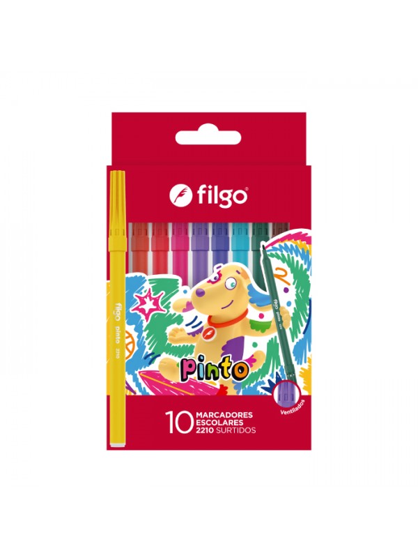 MARCADOR FILGO PINTO 2210 x10 SURTIDO
