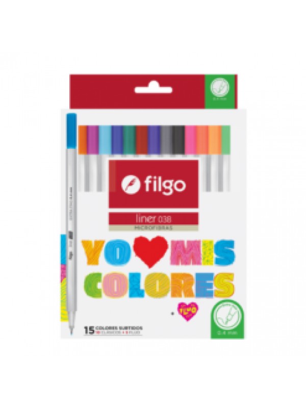 MICROFIBRA FILGO 038 SURTIDA X20 ESTUCHE