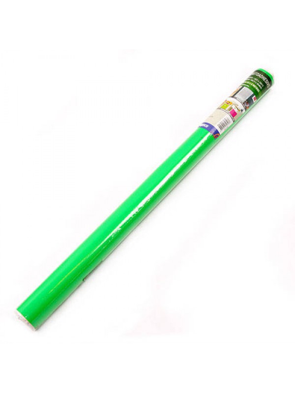 ROLLO PVC AUTOADHESIVO FLUO VERDE x10 MT