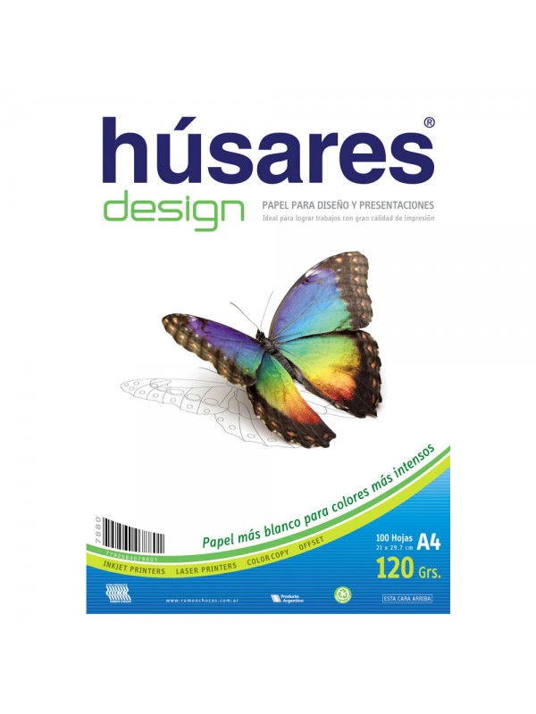 RESMA HUSARES DESIGN A4 120 G x100