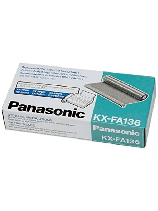 x2 FILM PARA FAX PANASONIC 136A