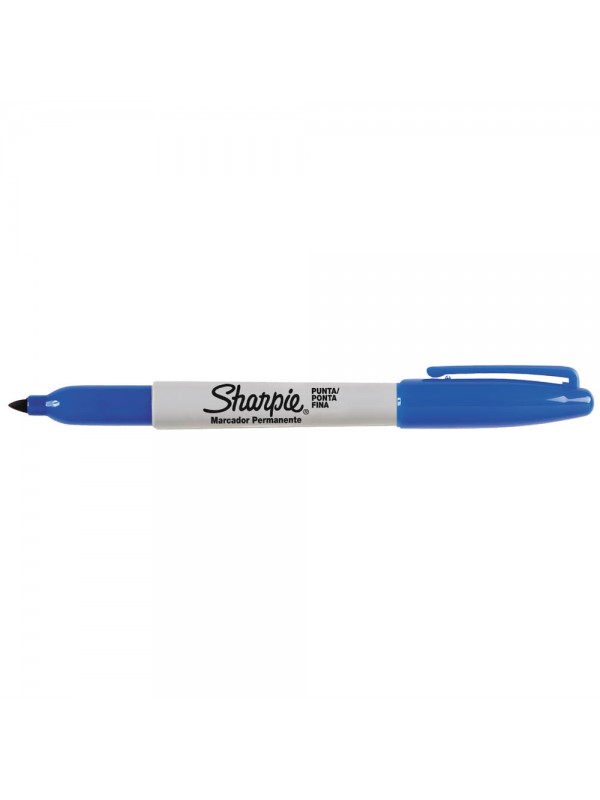 MARCADOR SHARPIE FINO AZUL