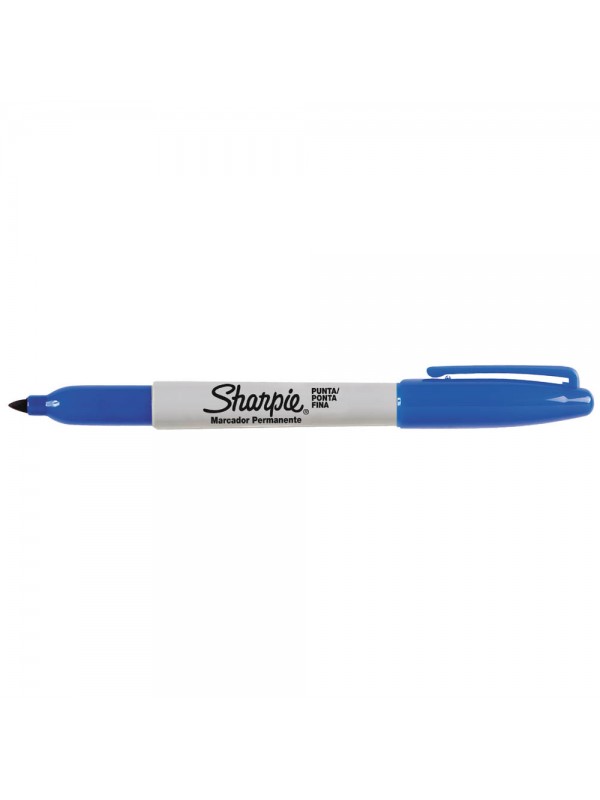 MARCADOR SHARPIE FINO AZUL