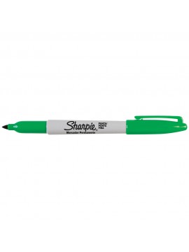 MARCADOR SHARPIE FINO VERDE