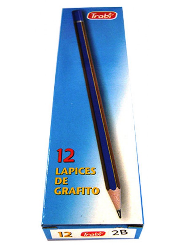 x12 LAPIZ GRAFITO H TRABI